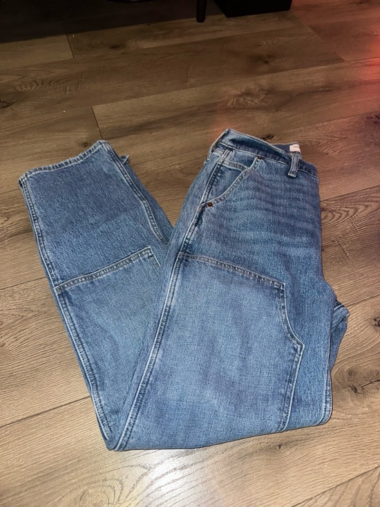 Abercrombie & Fitch Denim - Abercrombie & Fitch Light Blue High-Rise 'The Dad' Jeans